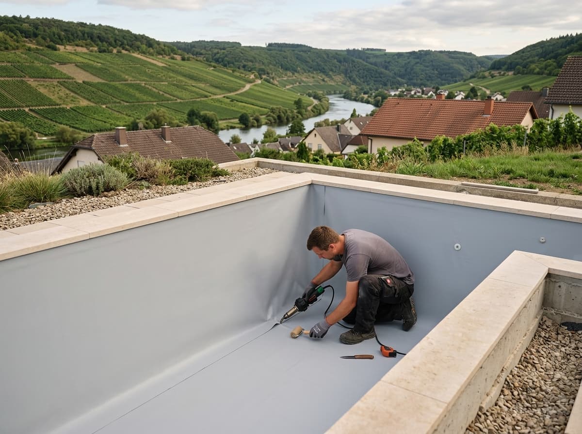 Étanchéité de piscine au Luxembourg — Aqua Lentz, pisciniste à Remich