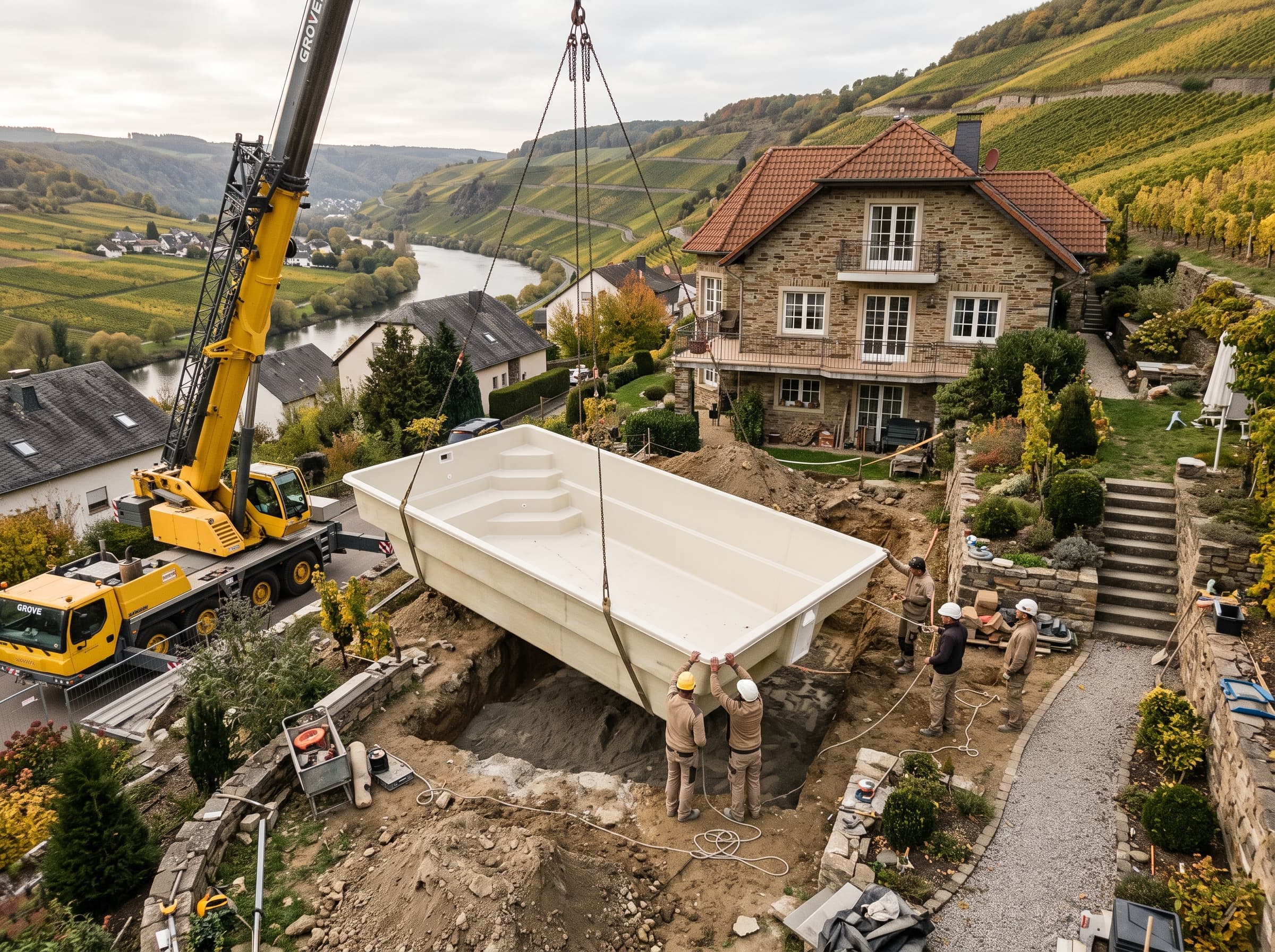 Piscine coque
