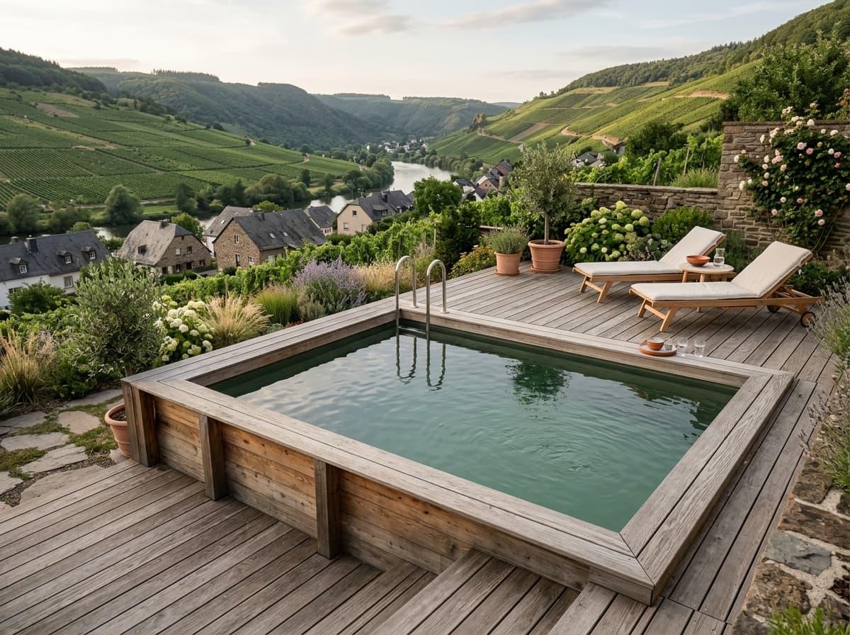 Piscine hors-sol au Luxembourg — Aqua Lentz, pisciniste à Remich