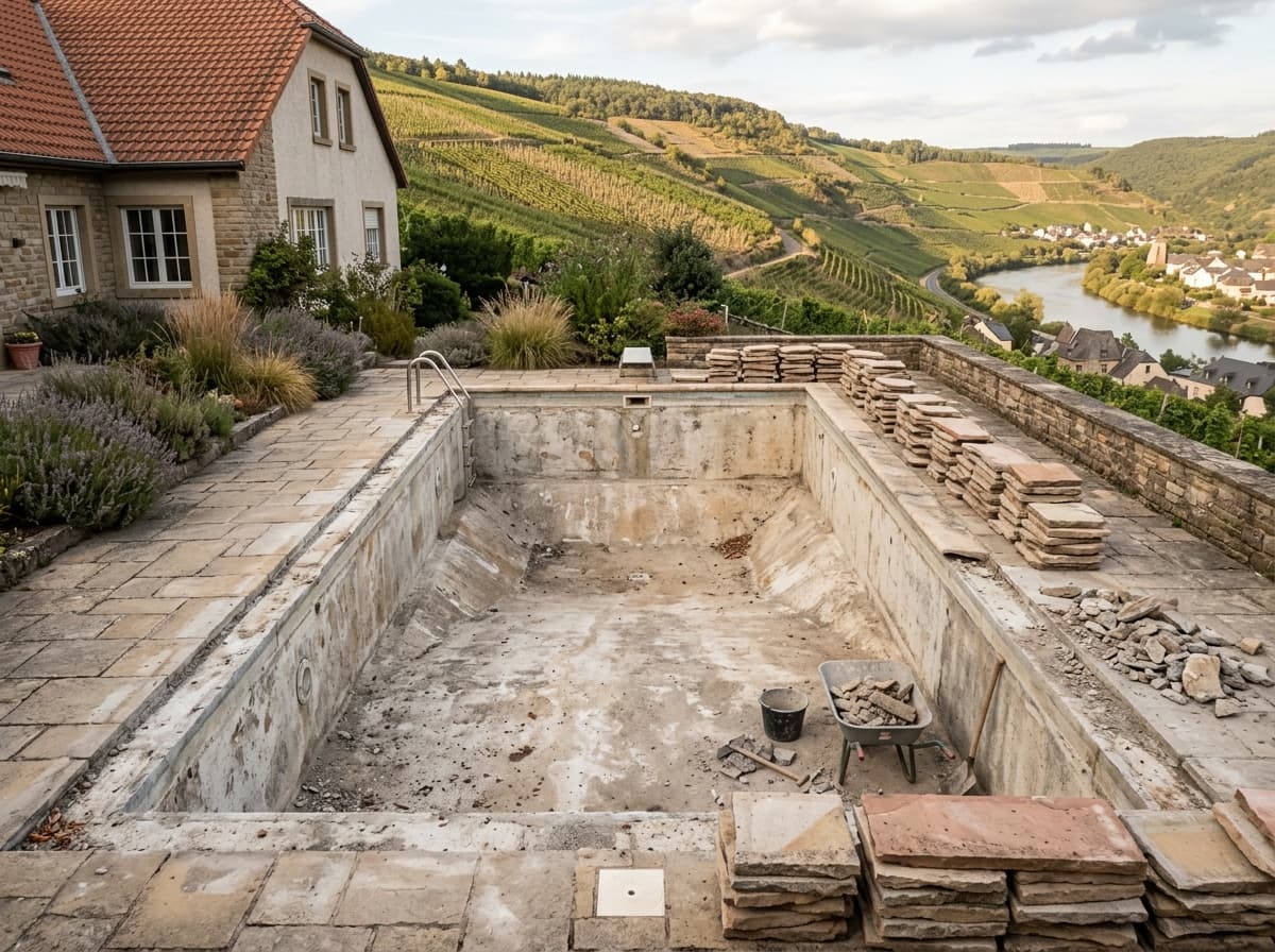 Rénovation complète à Wellenstein — réalisation Aqua Lentz